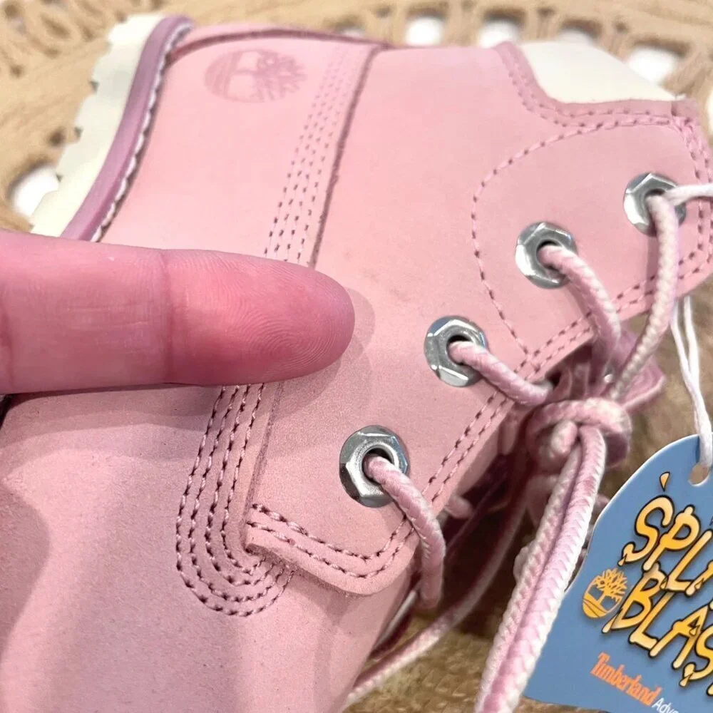 NWT Timberland Toddler Pokey Pine Boot Light Pink Nubuck Size 10